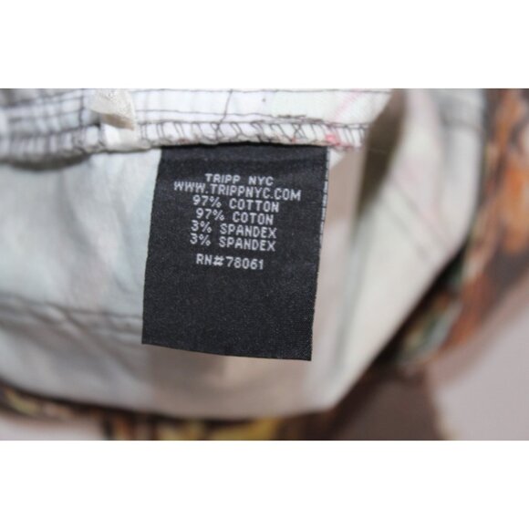 Vtg Y2K Tripp NYC Jungle Forest Animals All Over Print Jeans  Size 27/5 - Picture 4 of 6